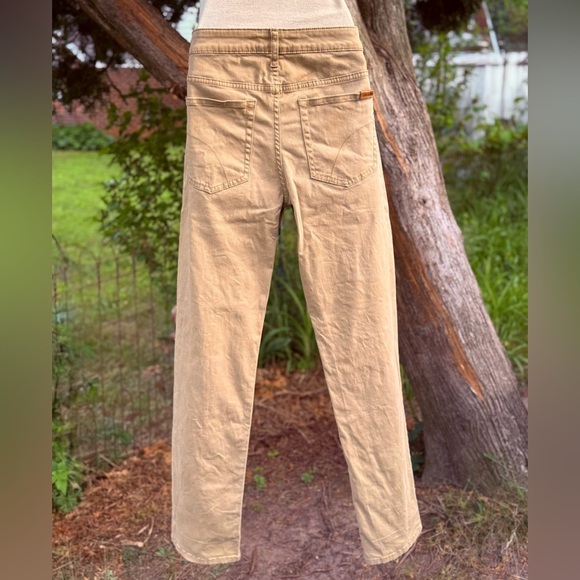 JOE’S JEANS Boys Size 20 Straight Leg Tan Khaki Zip Fly 5 Pocket Jeans - Picture 4 of 13